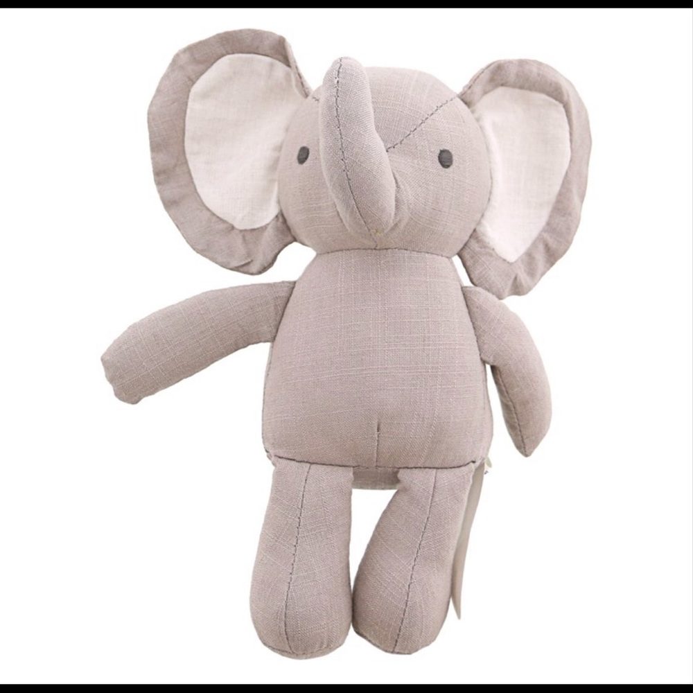 NEW Janie and Jack Grey elephant rattle